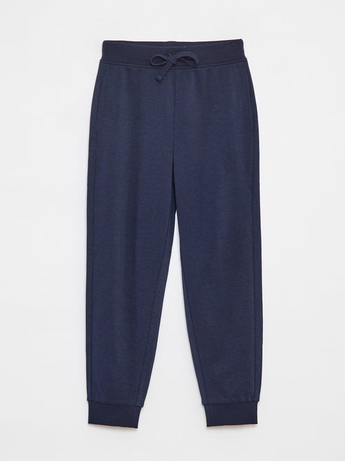 Jogging uni avec taille élastiquée - Kiabi