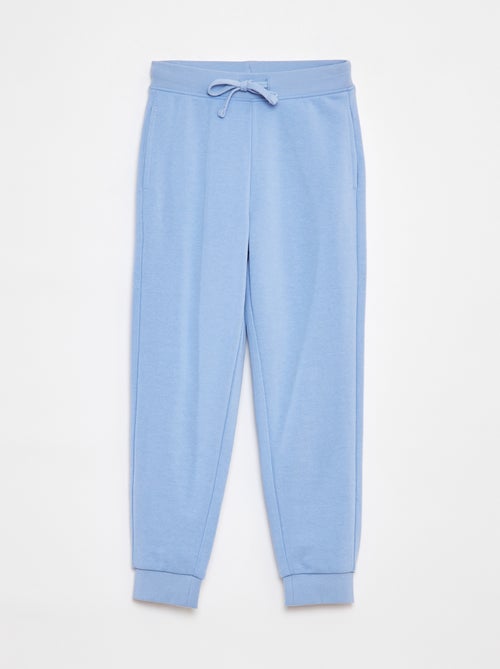 Jogging uni avec taille élastiquée - Kiabi