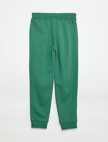 Jogging uni avec taille élastiquée