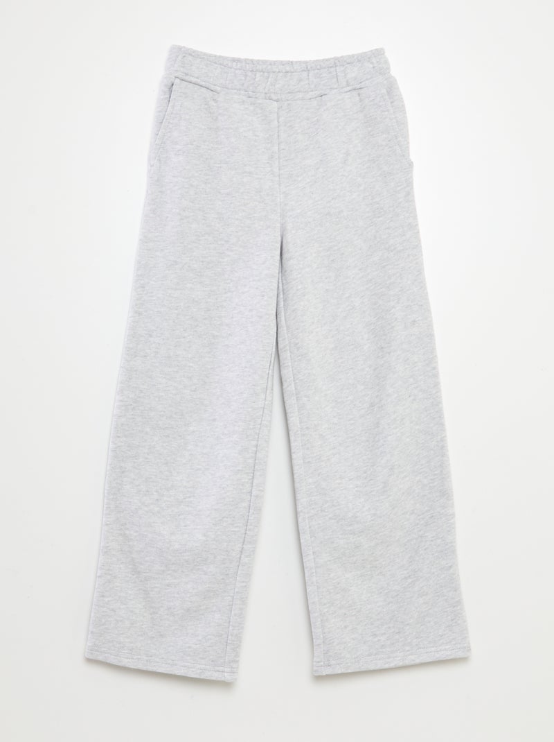 Jogging wide leg Gris - Kiabi