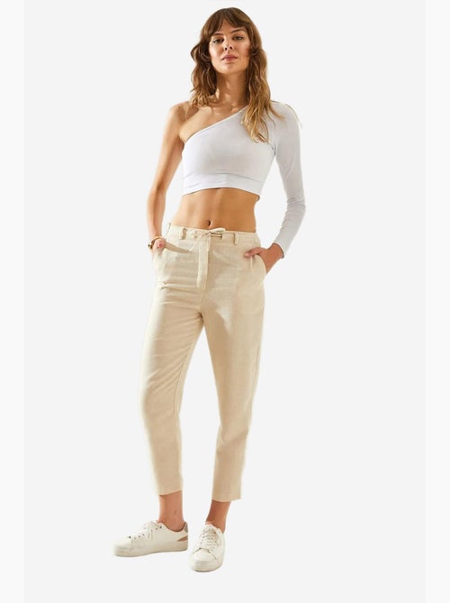 Joggingbroek enkel met trekkoord lucci - Kiabi Joggingbroek enkel met trekkoord lucci - Kiabi