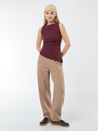 Joggingbroek in barrel-model