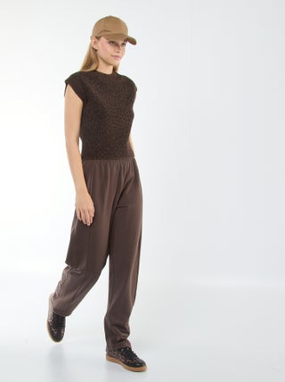 Joggingbroek in barrel-model