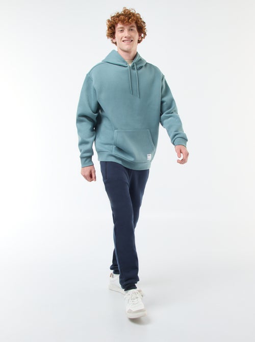 Joggingbroek met 2 zakken met ritsje - van sweatstof met zachte, geruwde binnenzijde - Kiabi