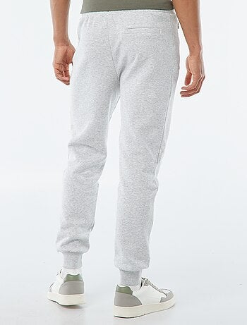 Joggingbroek met 2 zakken met ritsje - van sweatstof met zachte, geruwde binnenzijde