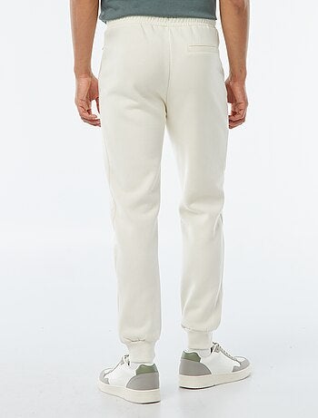 Joggingbroek met 2 zakken met ritsje - van sweatstof met zachte, geruwde binnenzijde