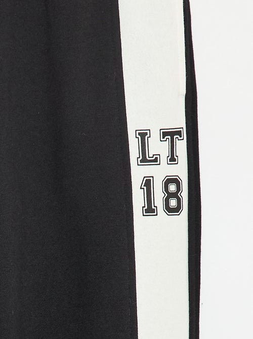 Joggingbroek met contrasterende bies - Kiabi