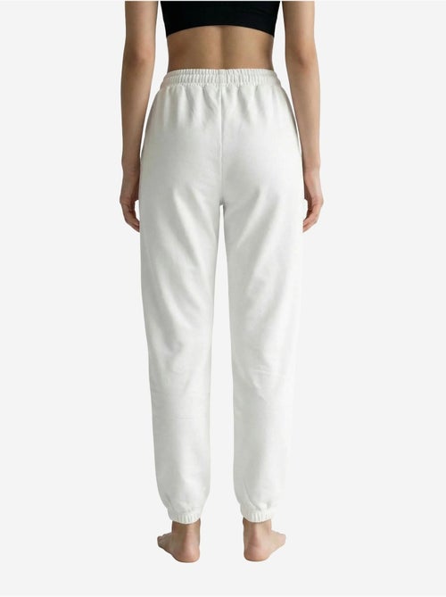 Joggingbroek met elastische taille en effen kleur my fashion - Kiabi
