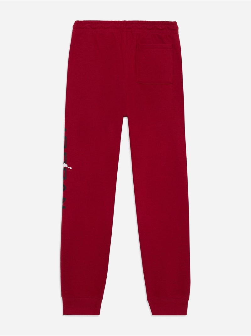 Joggingbroek met elastische tailleband - Jordan Rood - Kiabi