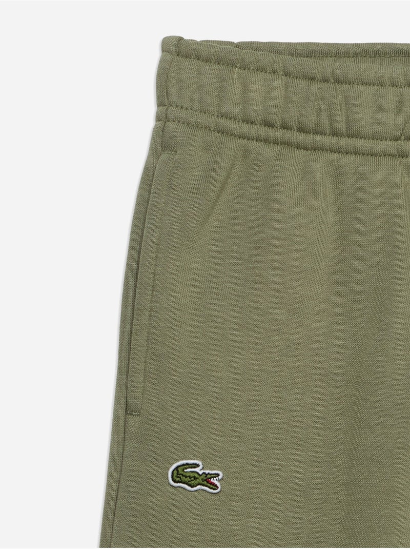 Joggingbroek met elastische tailleband - lacoste Kaki - Kiabi