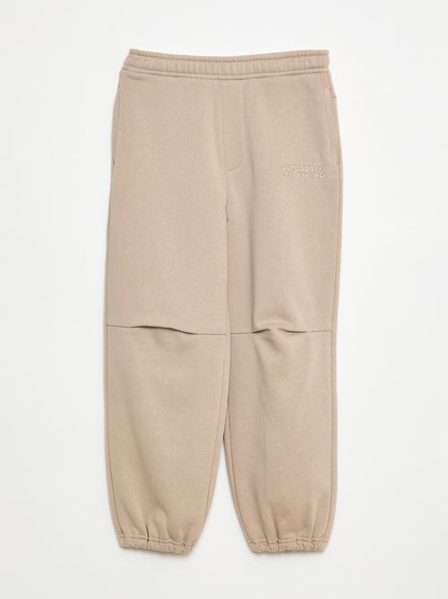 Joggingbroek met geborduurde tekst - Kiabi