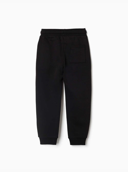 Joggingbroek met geborstelde stof, trekkoord en zakken - Kiabi