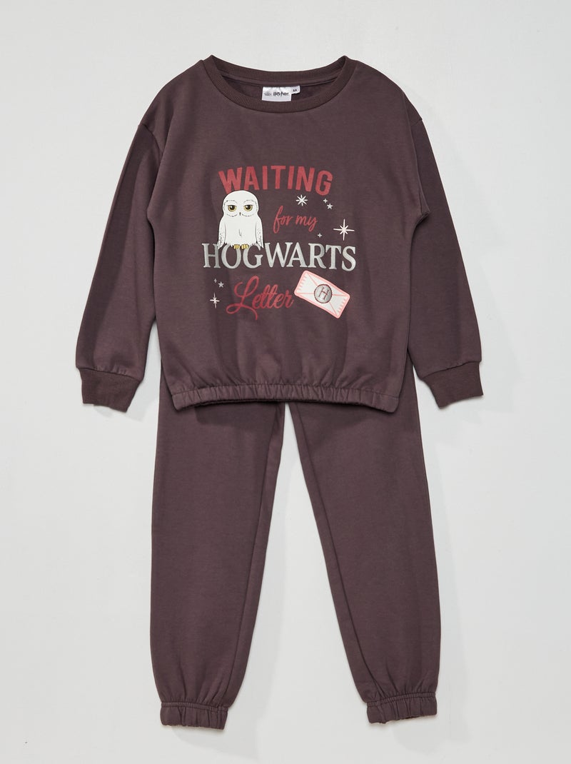 Joggingbroek met Harry Potter-print antraciet - Kiabi