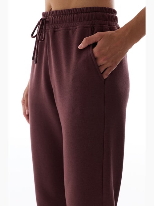 Joggingbroek met hoge taille en elastische boorden penti - Kiabi Joggingbroek met hoge taille en elastische boorden penti - Kiabi