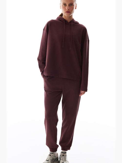 Joggingbroek met hoge taille en elastische boorden penti - Kiabi Joggingbroek met hoge taille en elastische boorden penti - Kiabi