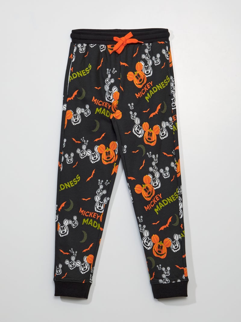 Joggingbroek met print - Halloween ZWART - Kiabi