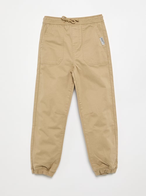 Joggingbroek met trekkoordjes - Kiabi Joggingbroek met trekkoordjes - Kiabi
