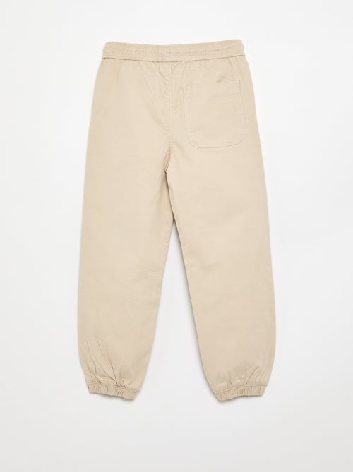 Joggingbroek met trekkoordjes - Kiabi