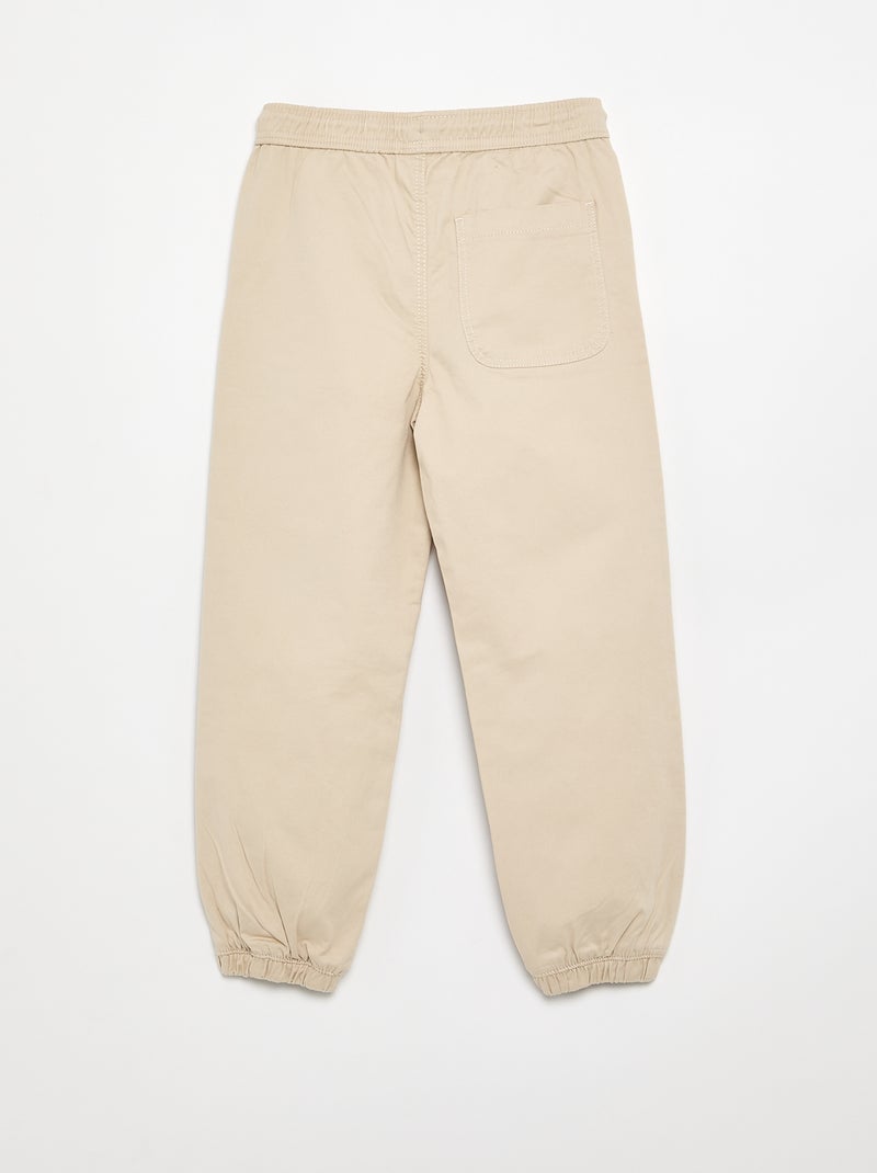 Joggingbroek met trekkoordjes Grijs - Kiabi