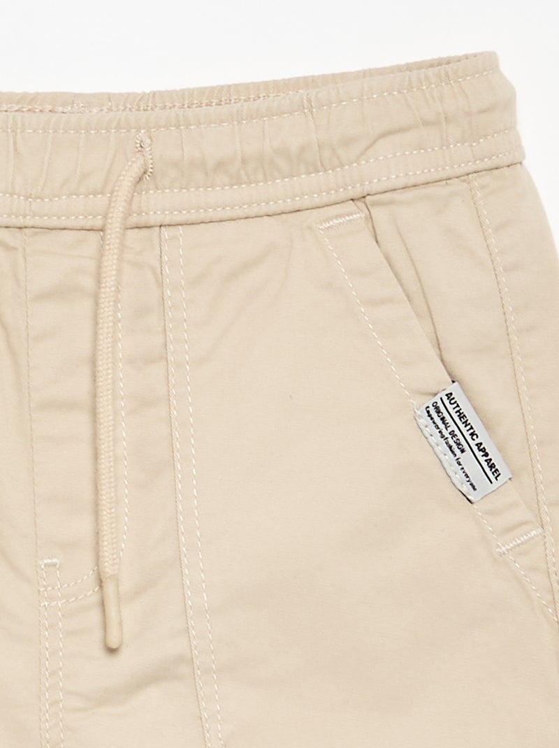 Joggingbroek met trekkoordjes Grijs - Kiabi
