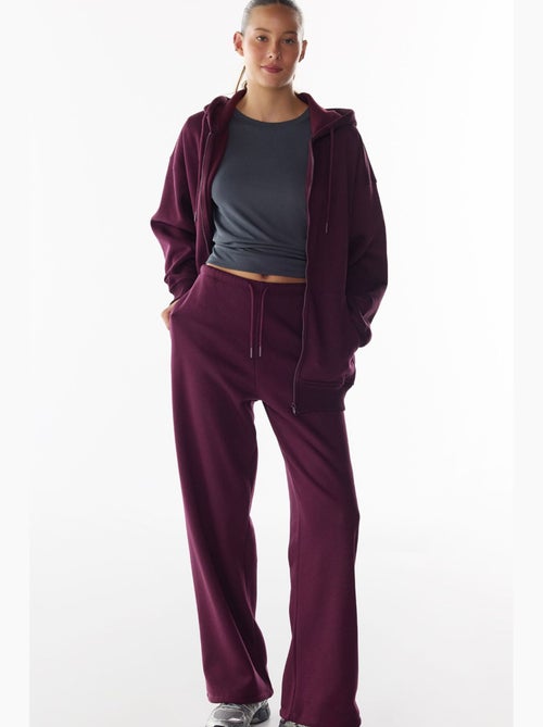 Joggingbroek met verstelbare taille en wijde pijp penti - Kiabi Joggingbroek met verstelbare taille en wijde pijp penti - Kiabi