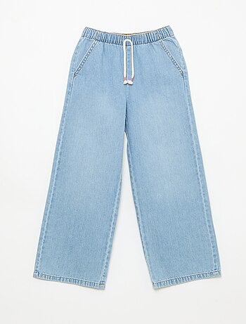 Joggingbroek met wijde pijpen
