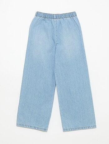 Joggingbroek met wijde pijpen
