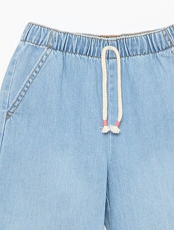 Joggingbroek met wijde pijpen