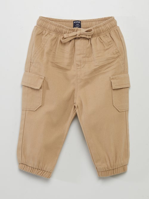 Joggingbroek met zakken met klepje - Kiabi