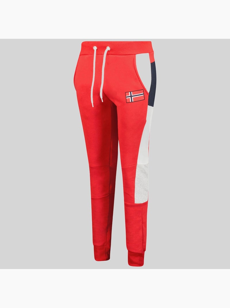 Joggingbroek molem – geographical norway Rood - Kiabi