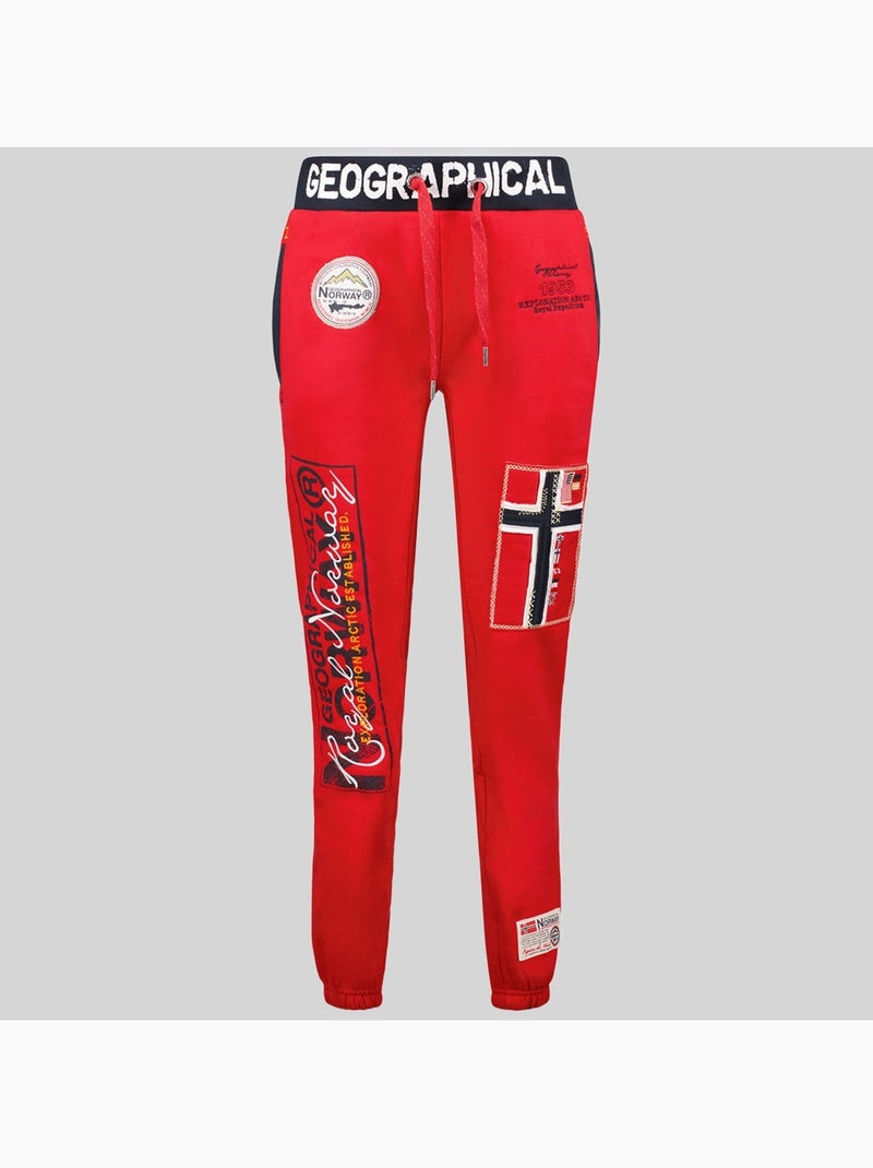Joggingbroek myer – geographical norway Rood - Kiabi