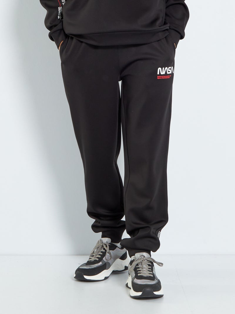 Joggingbroek 'NASA' ZWART - Kiabi