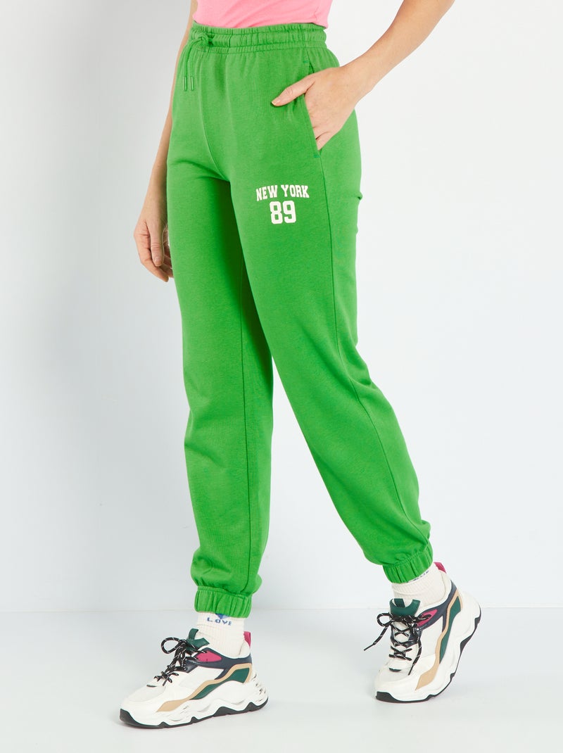 Joggingbroek 'New York' GROEN - Kiabi