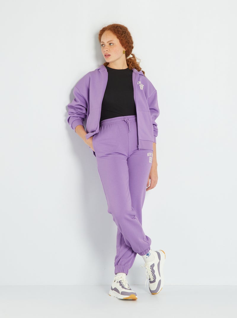 Joggingbroek 'New York' PAARS - Kiabi