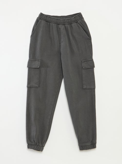 Joggingbroek van dunne fleece met zakken - Kiabi