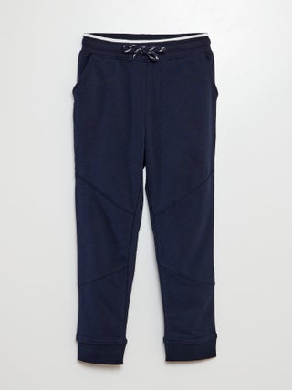 Joggingbroek van effen, dunne sweatstof