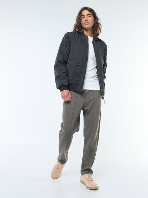Joggingbroek van effen piquétricot - Kiabi