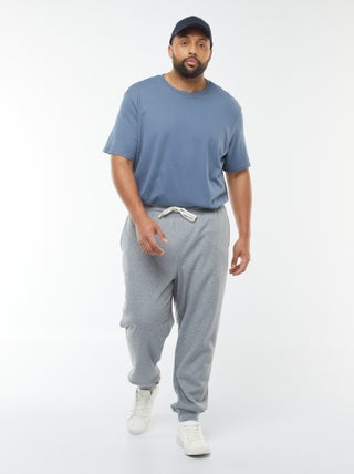 Joggingbroek van effen sweatstof