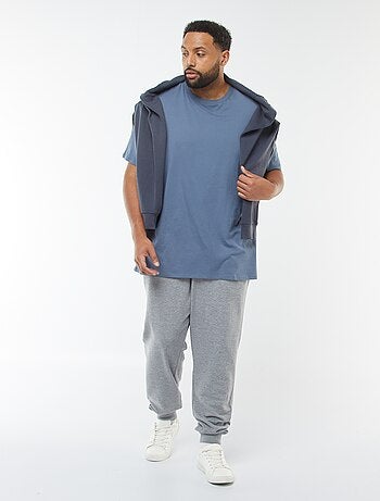 Joggingbroek van effen sweatstof