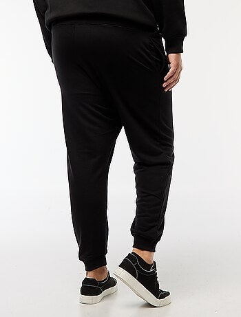 Joggingbroek van effen sweatstof