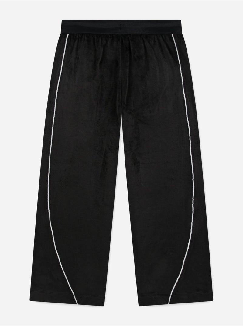 Joggingbroek van fluweel - Jordan Zwart - Kiabi