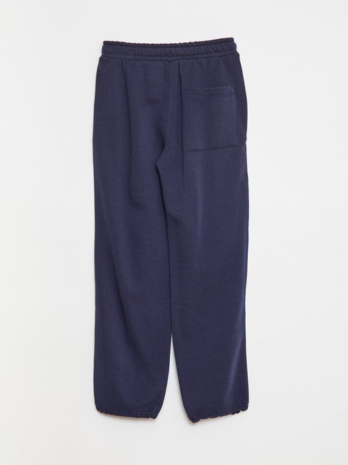 Joggingbroek van french terry met contrasterend biaisbandje - Kiabi