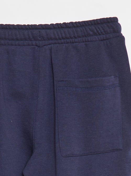 Joggingbroek van french terry met contrasterend biaisbandje - Kiabi