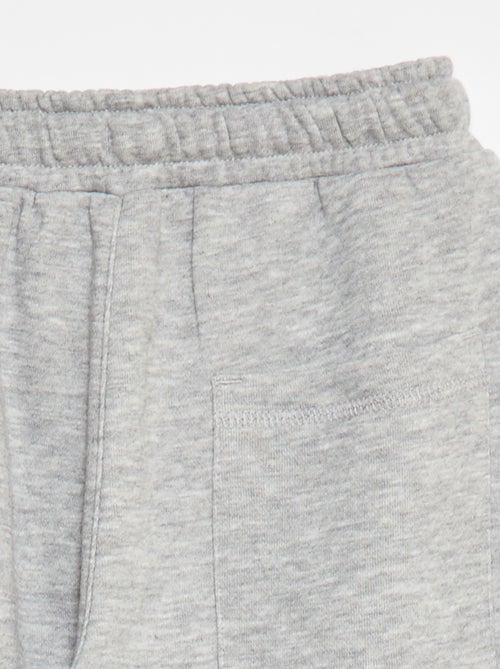 Joggingbroek van french terry met contrasterend biaisbandje - Kiabi