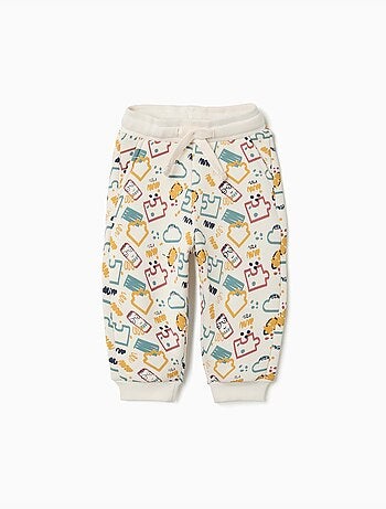 Joggingbroek van geruwd fleece