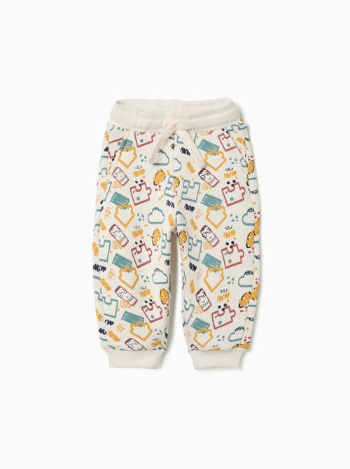 Joggingbroek van geruwd fleece - Kiabi