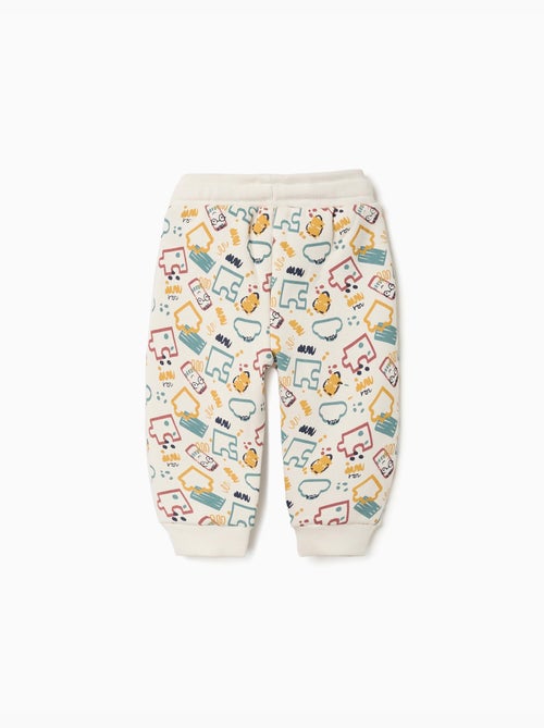 Joggingbroek van geruwd fleece - Kiabi