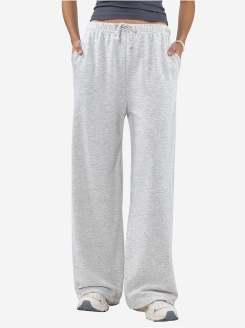 Joggingbroek van katoenmix met rechte pijpen voor dames busem - Kiabi