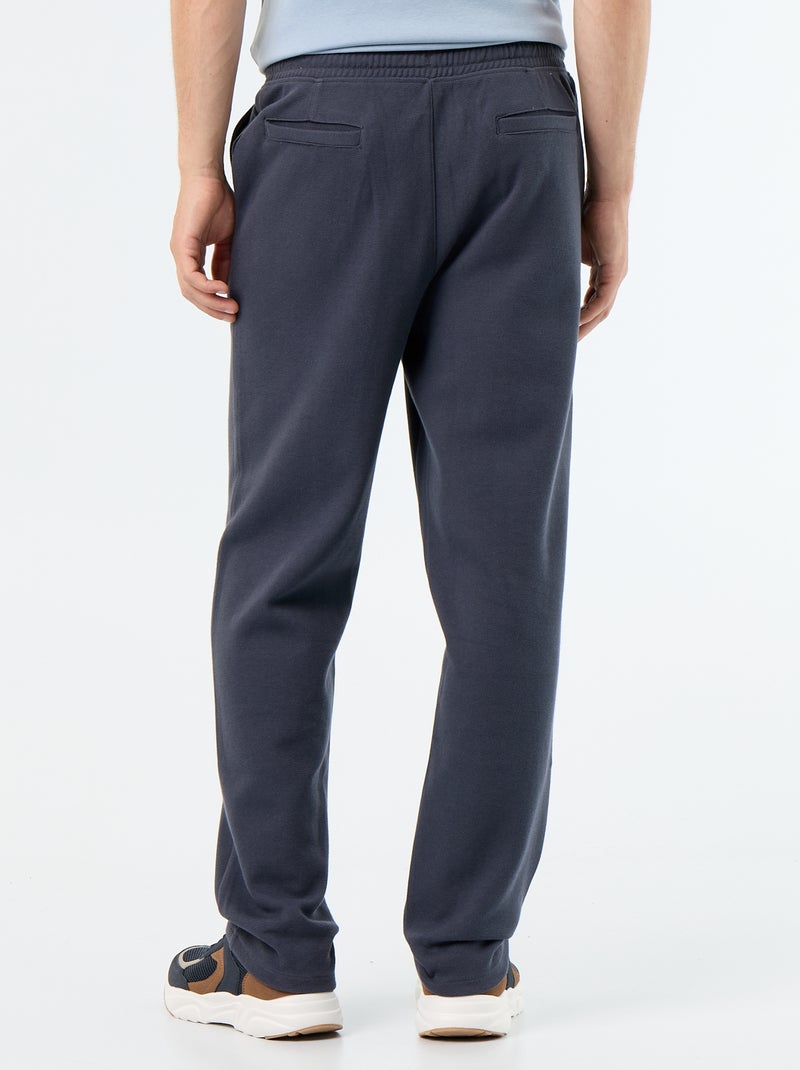 Joggingbroek van piquéstof Blauw - Kiabi