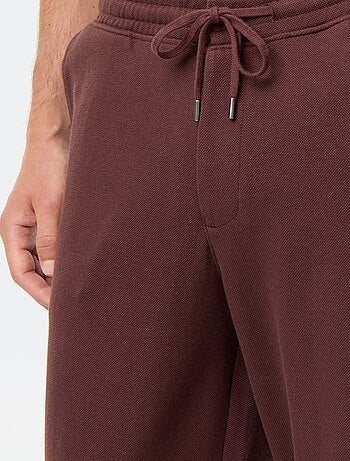 Joggingbroek van piquéstof